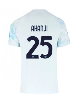 Inter Milan Manuel Akanji #25 Replika Borta Kläder 2025-26 Kortärmad